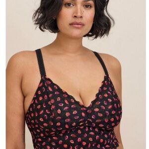 Torrid Lips Bralette 4X